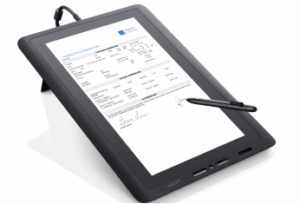 The Wacom DTK-1660E Pen Display is a premium device for securely viewing, signing and annotating documents electronically