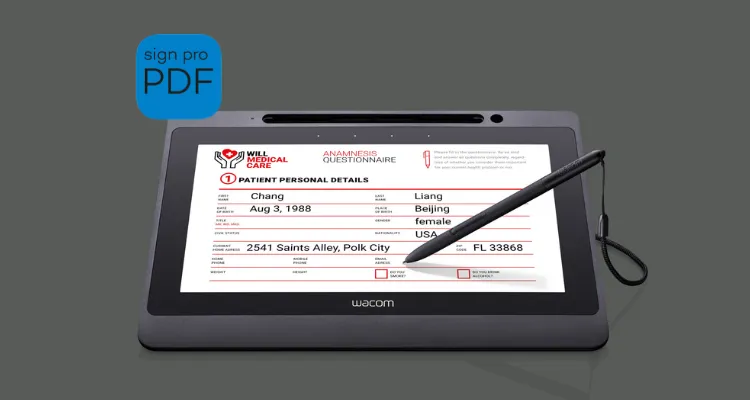 Wacom DTU-1141B Signature Tablet
