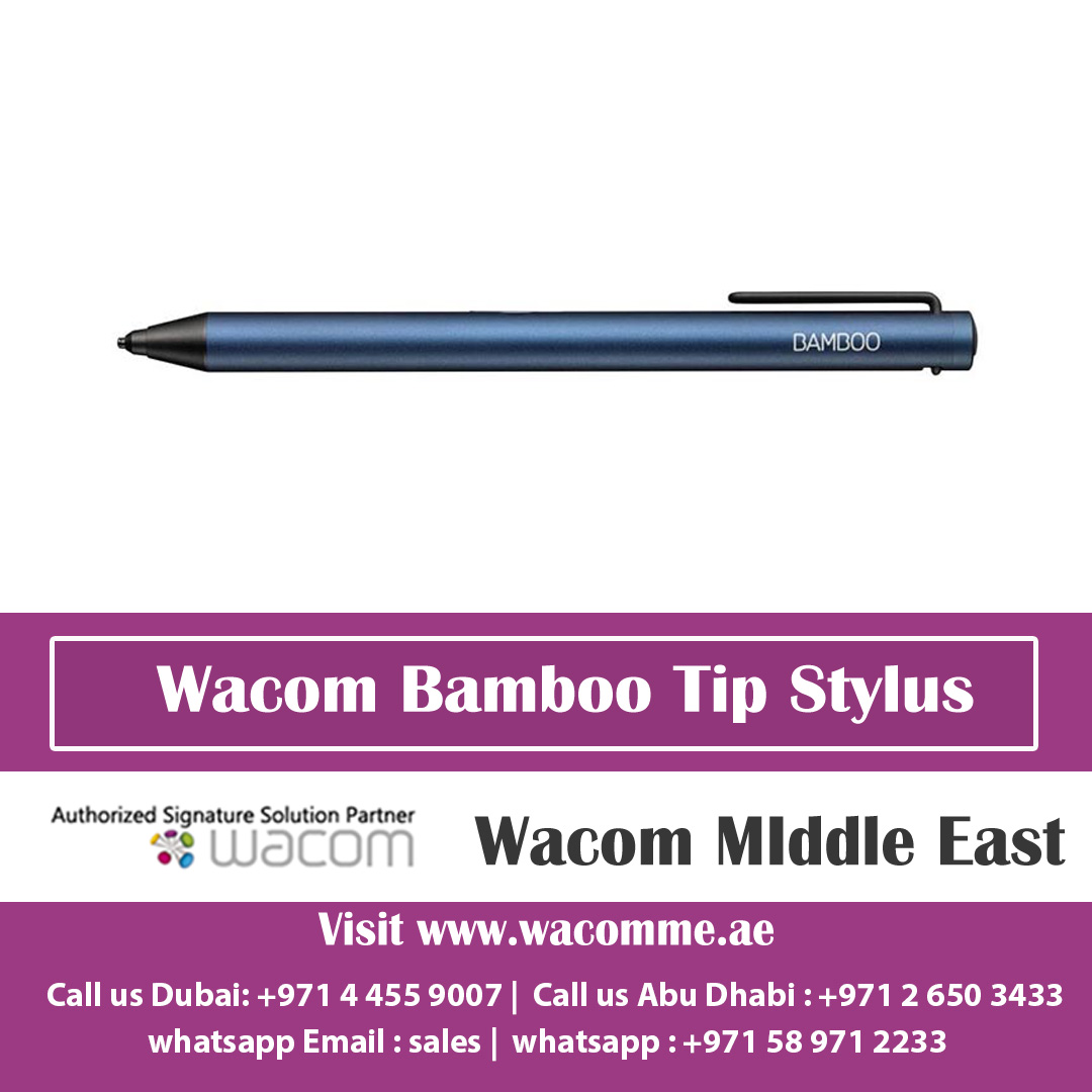 Wacom Bamboo Tip Stylus is compatible with Android and iOS
