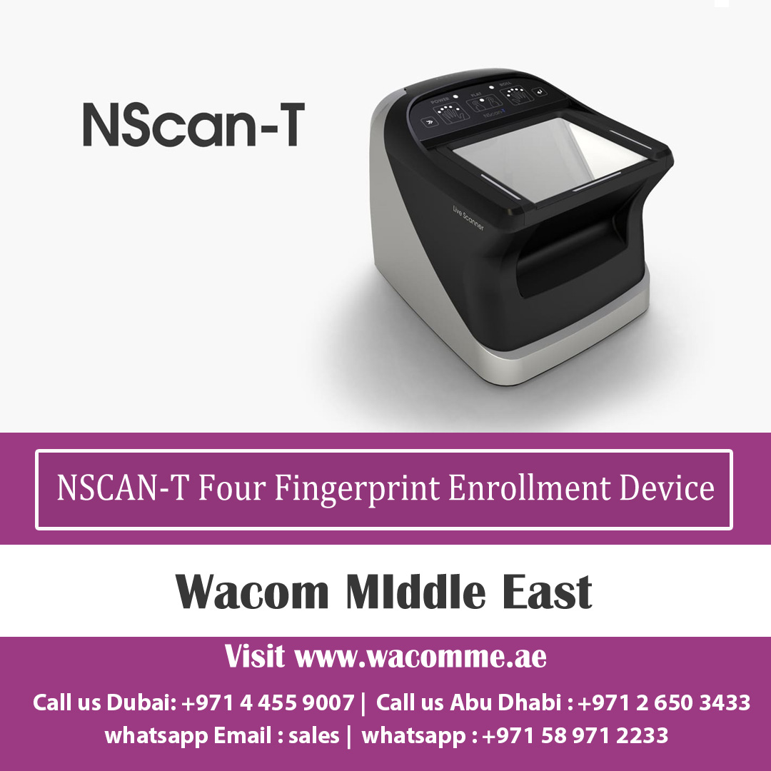 NSCAN-T Four Fingerprint Enrollment Device