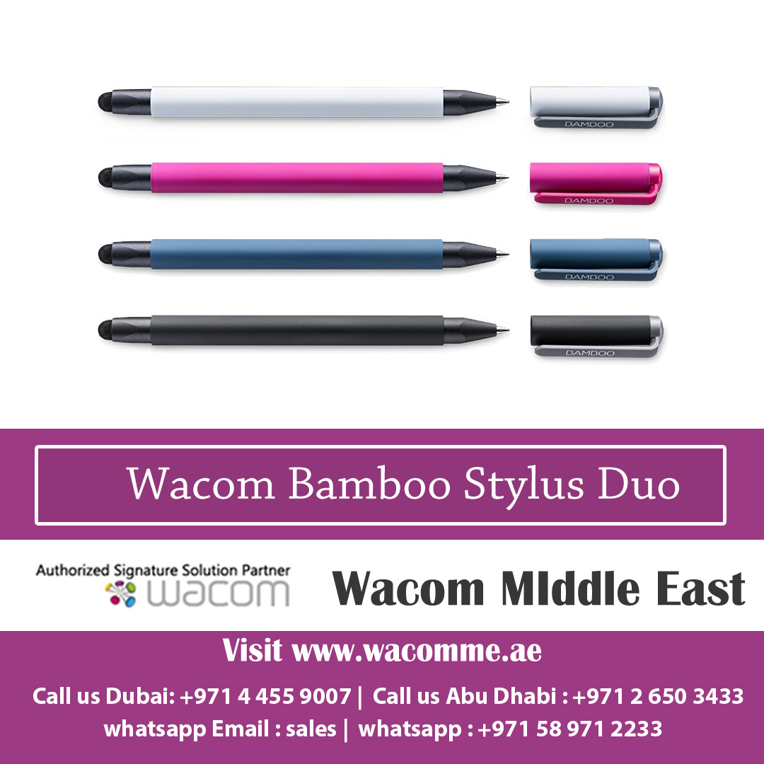 Wacom Bamboo Stylus Duo Dealer Supplier In Dubai UAE