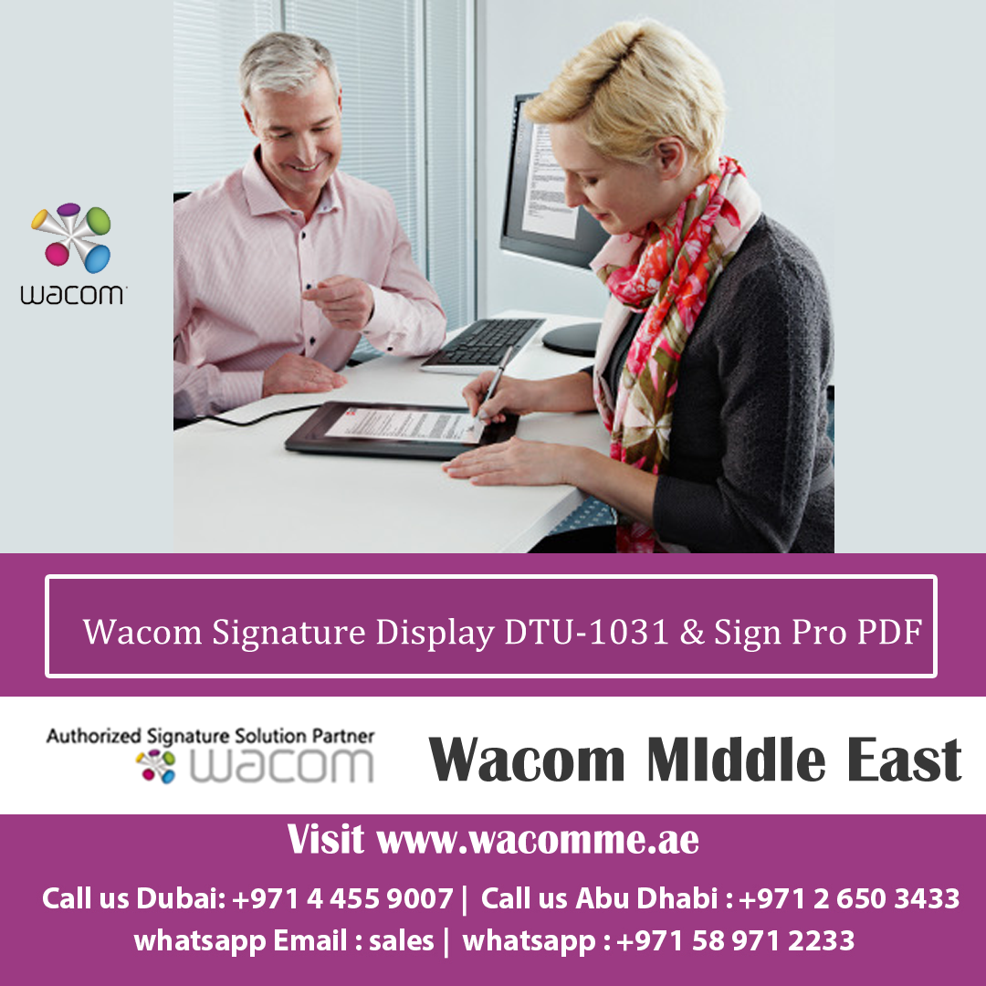 Wacom Signature Display DTU-1031 Sign Pro PDF