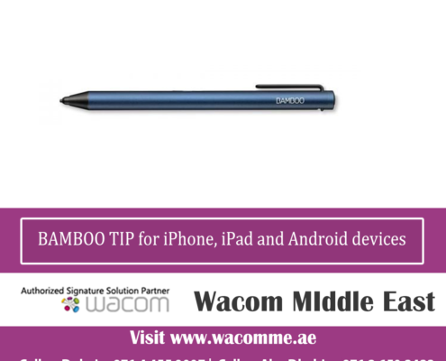 BAMBOO TIP by Wacom is a thin-tip digital pen with which you can quickly capture your ideas on your iPhone, iPad and Android devices.