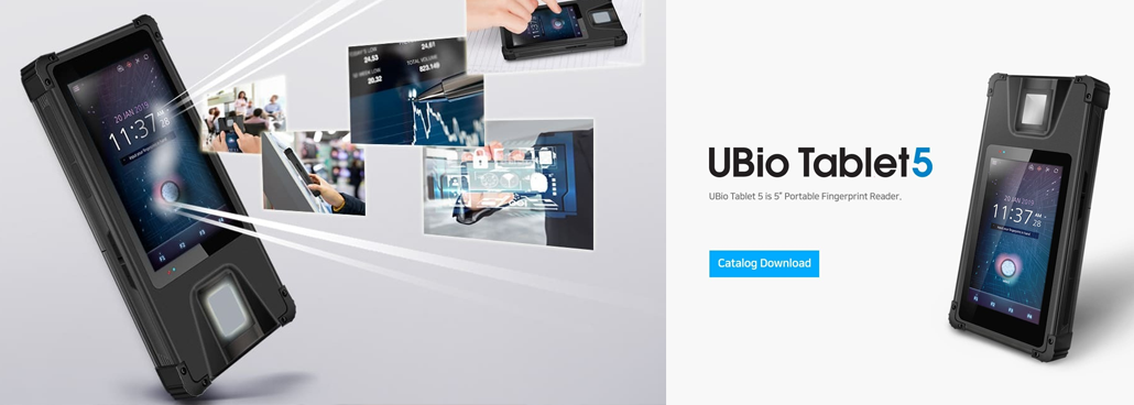 UBio Tablet5 Fingerprint Reader with Live Fingerprint Detection In Dubai UAE Middle East