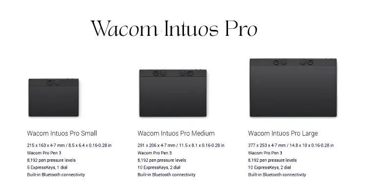 Wacom Intuos Pen Tablets for Digital Creators