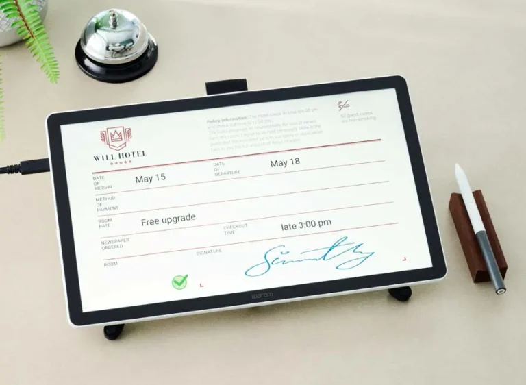 Wacom DTH142E: 14-inch Pen and Touch Display for Digital Signing